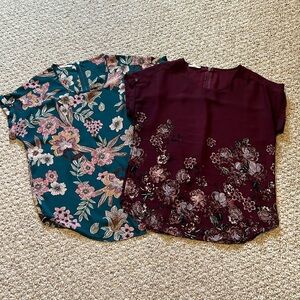 Maurice’s Floral Shirts